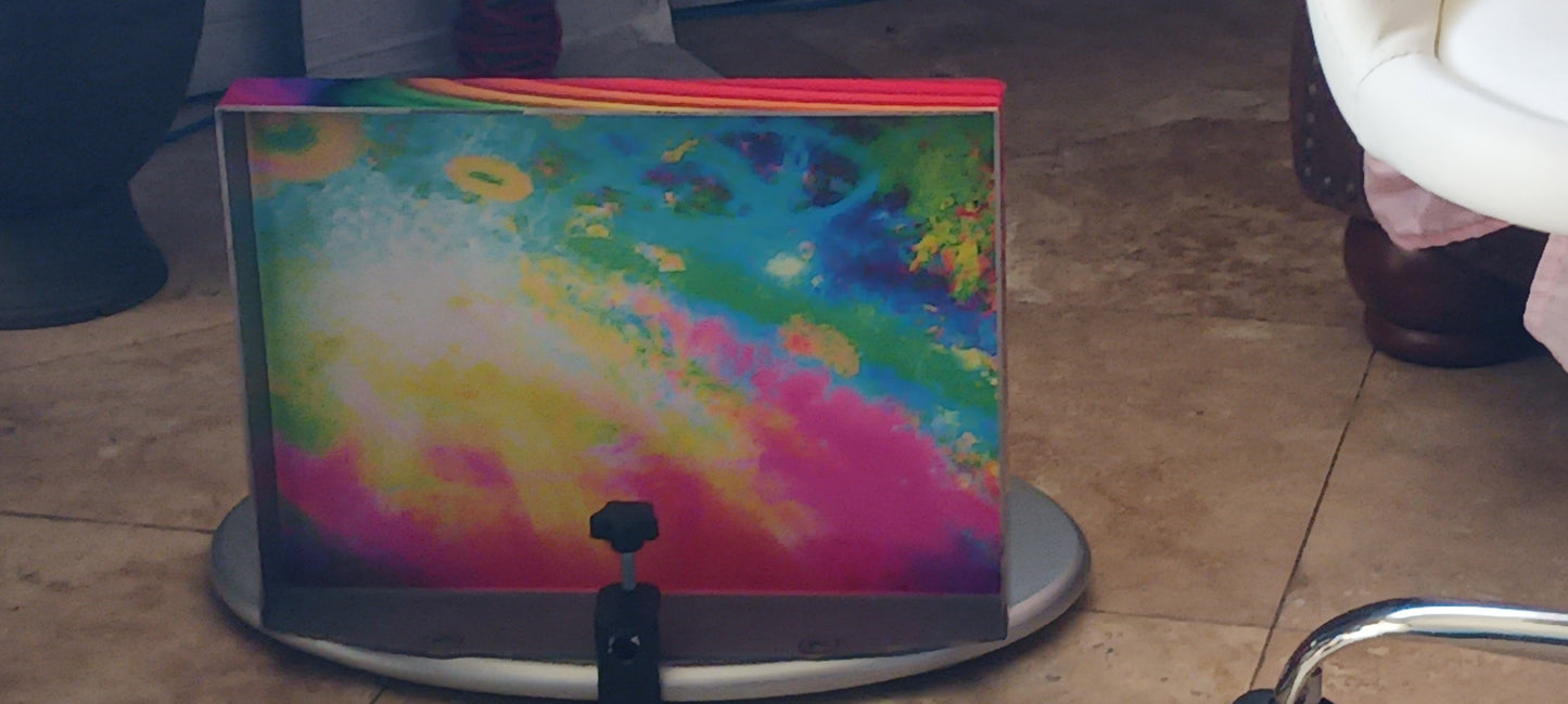 JVS Art | Gallery Wrapped on Salvaged Steel Oil Pans