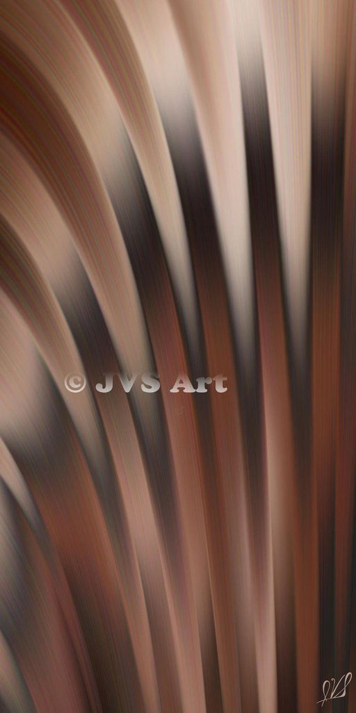 JVS Art - Beige and Cocoa (16"x12")