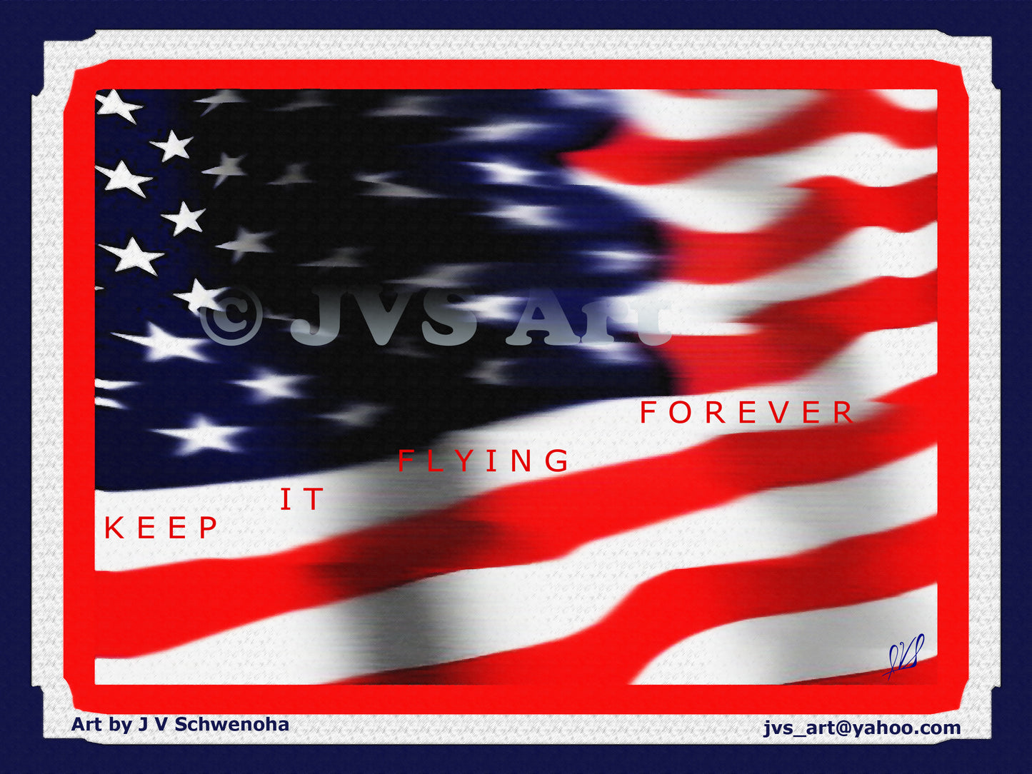 JVS Art | Waving Flag